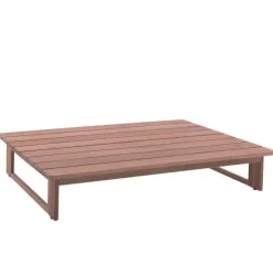 Garten-Couchtisch Raphael Gescova - Teakholz 140x90x25 cm Braun