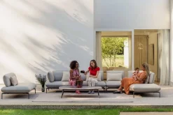 Garten-Lounge-Set Todo Gescova - Hellgrau - Textileen