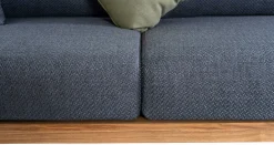 Garten-Lounge-Set Valdez Gescova - Aluminium und Texlene - 2 Sofas & Couchtisch - Anthrazit