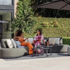 Gartenset Lagos Gescova - Aluminium und Textileen - Anthrazit