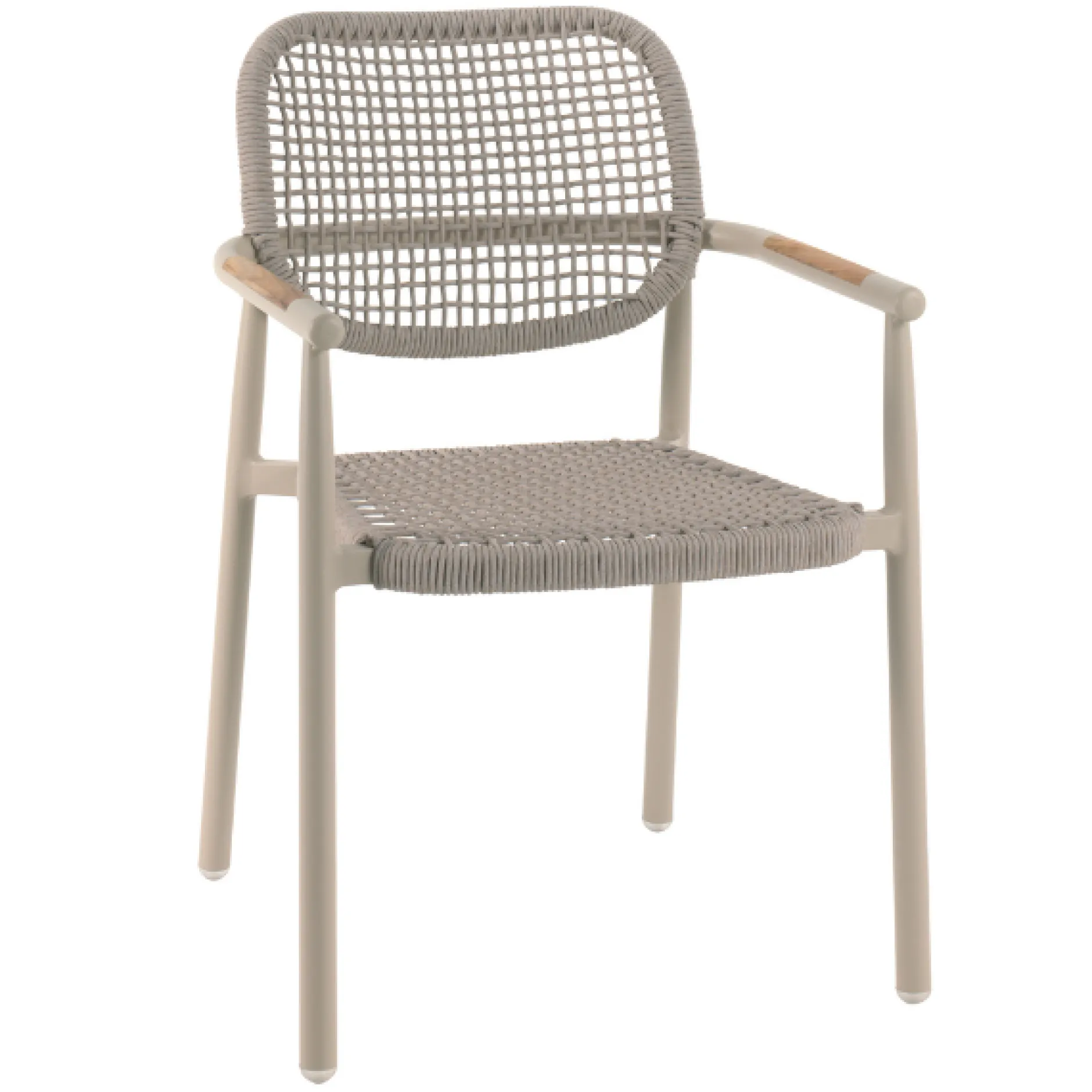 Gartenstuhl Midleton gescova - Aluminium sandfarben - 58x55x87 cm - Beige