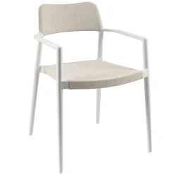 Gartenstuhl Pili Gescova - Aluminium Weiß - 60x58x85 cm - Weiß