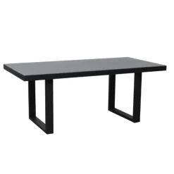 Gartentisch Amira 160x80 cm - Anthrazit/Keramik