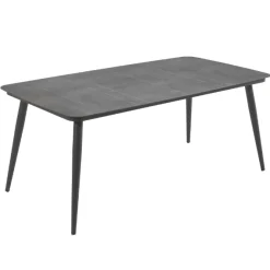 Gartentisch Basile Gescova - Aluminium & HPL - 100x200cm - Anthrazit
