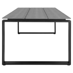 Gartentisch Denver - 210x100x75 cm - grau/schwarz