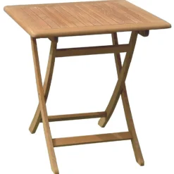 Gartentisch Dorset gescova - klappbar - 70x70x75 cm - Teakholz braun