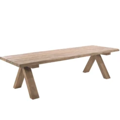 Gartentisch Longford Gescova - recyceltes Teakholz - 300x100x77 cm - Braun