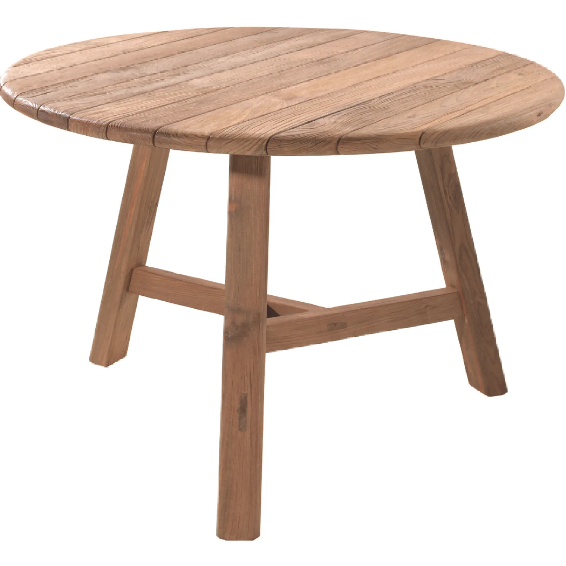 Gartentisch Sintra Gescova - Recyceltes Teakholz - Ø120x75 cm - Braun