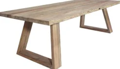 Gartentisch Victoria Gescova - recyceltes Teakholz - 400x120x77cm - Braun