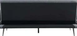 Graues Sivas Sofabett | Eukalyptusrahmen | H-H 95 x B-L 199 x T-P 89 cm