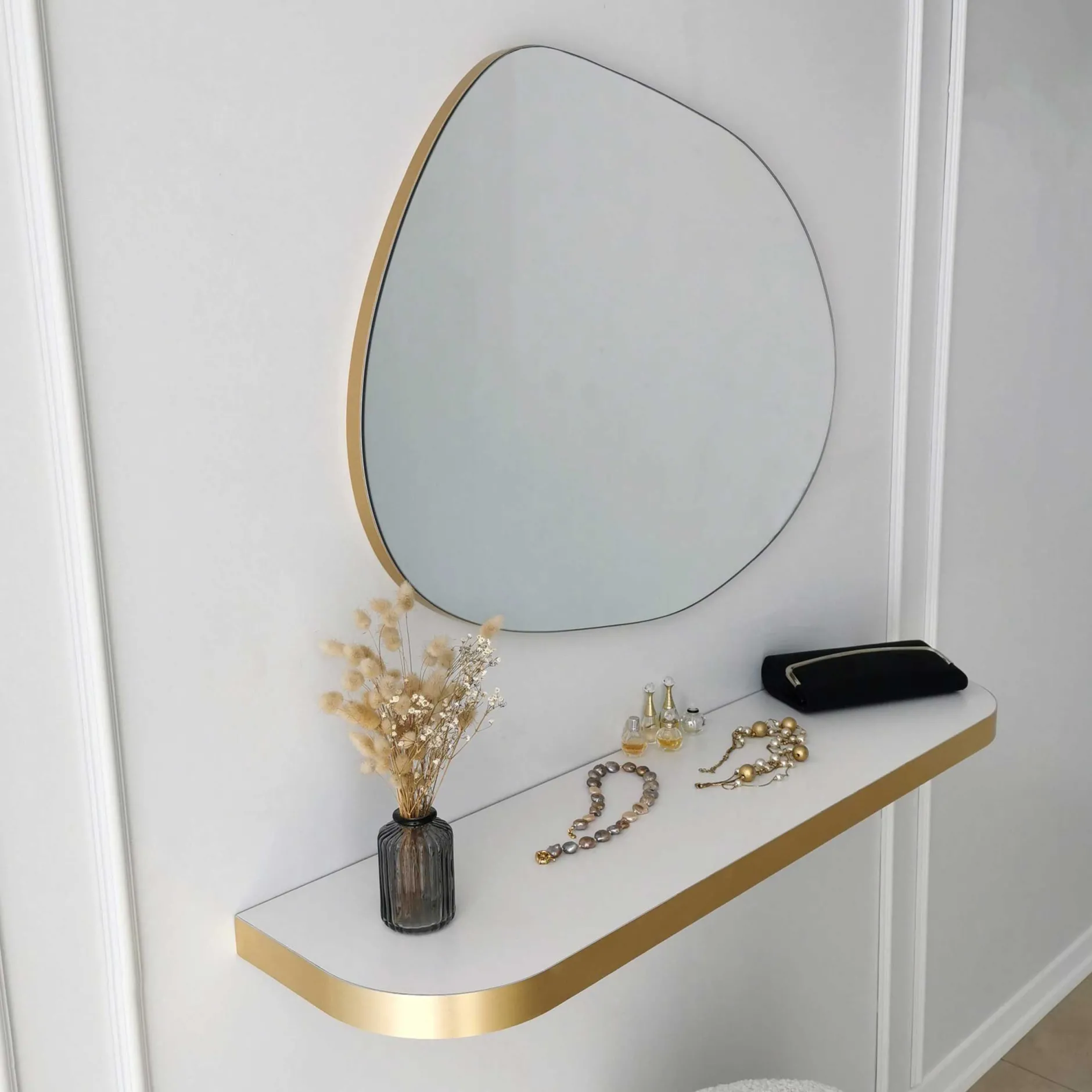 Gusto Spiegel | 100 % MELAMIN | Gold