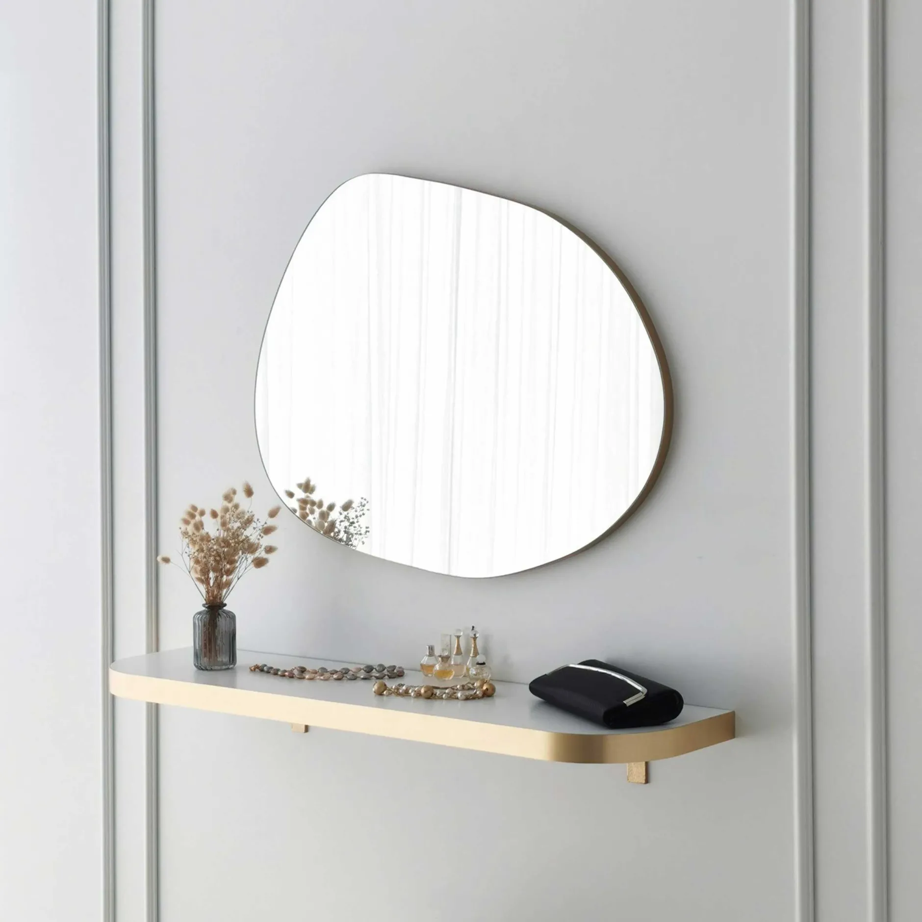 Gusto Spiegel | 100 % MELAMIN | Gold