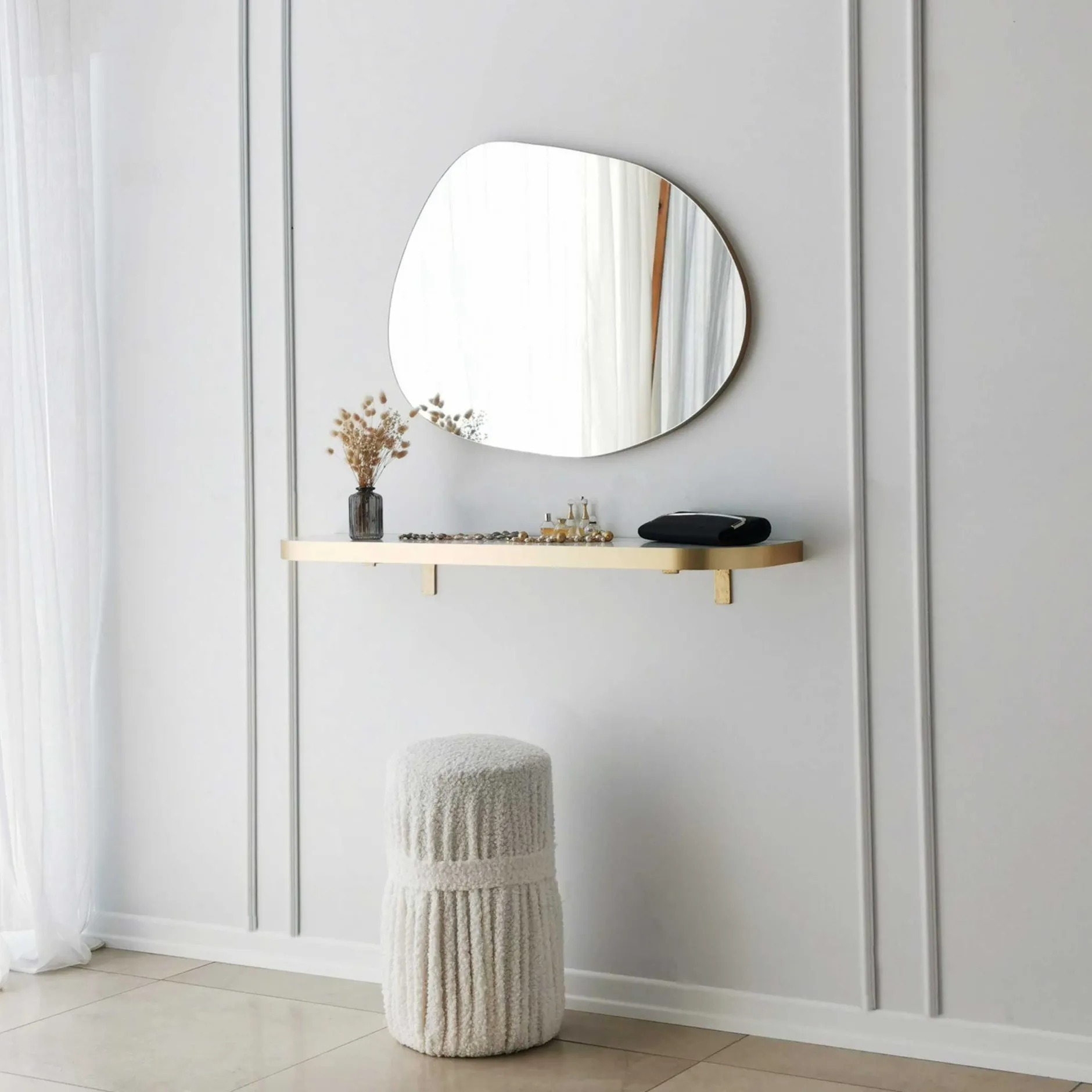 Gusto Spiegel | 100 % MELAMIN | Gold