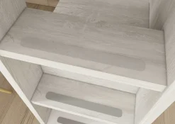 Halbhochbett Beau 90x200 mit Schreibtisch - dunkelblau