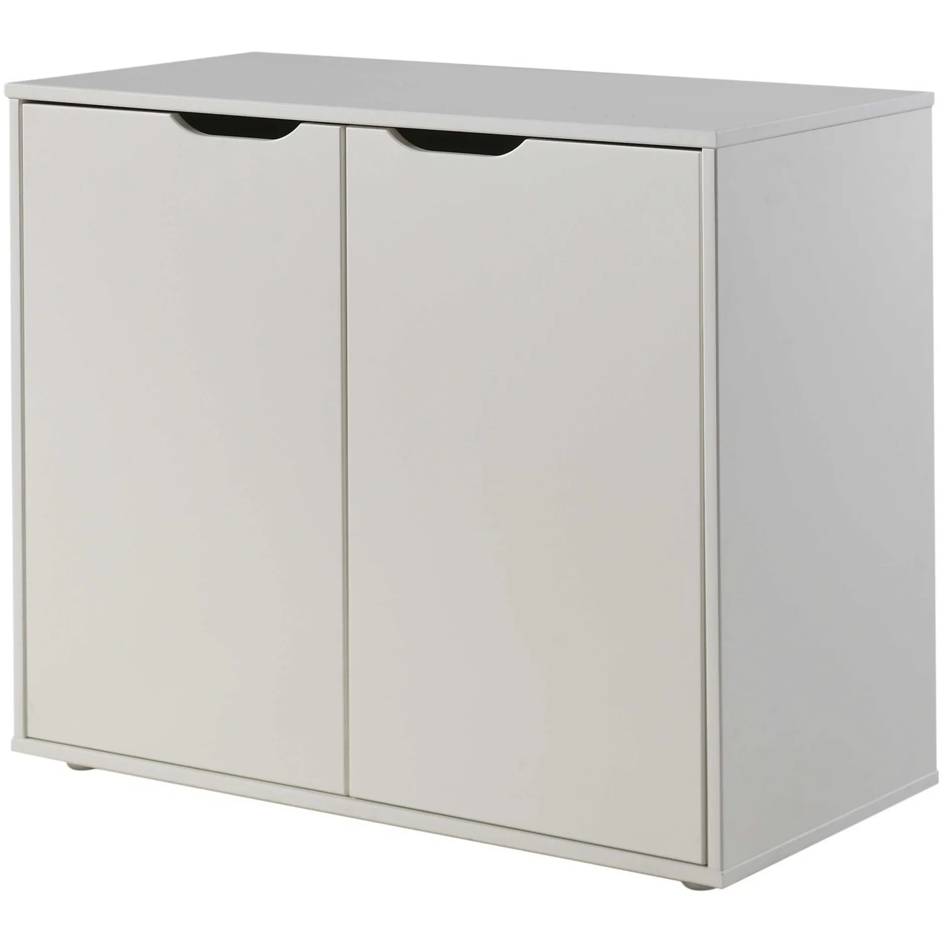 Halbhochbett Charlotte mit Regal, Schreibtisch, Bibliothek und Kommode - weiß