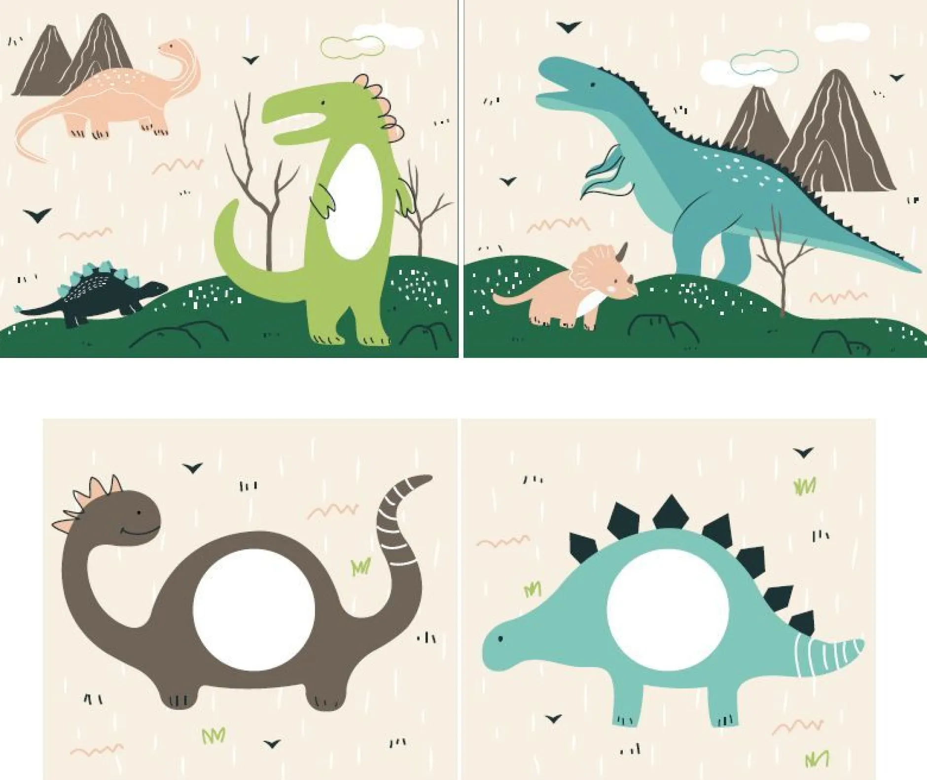 Halbhochbett mit Rutsche Astrid mit Schlafzelt Dino - grau