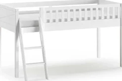 Halbhohes Bett Scottie 90x200 cm-weiß