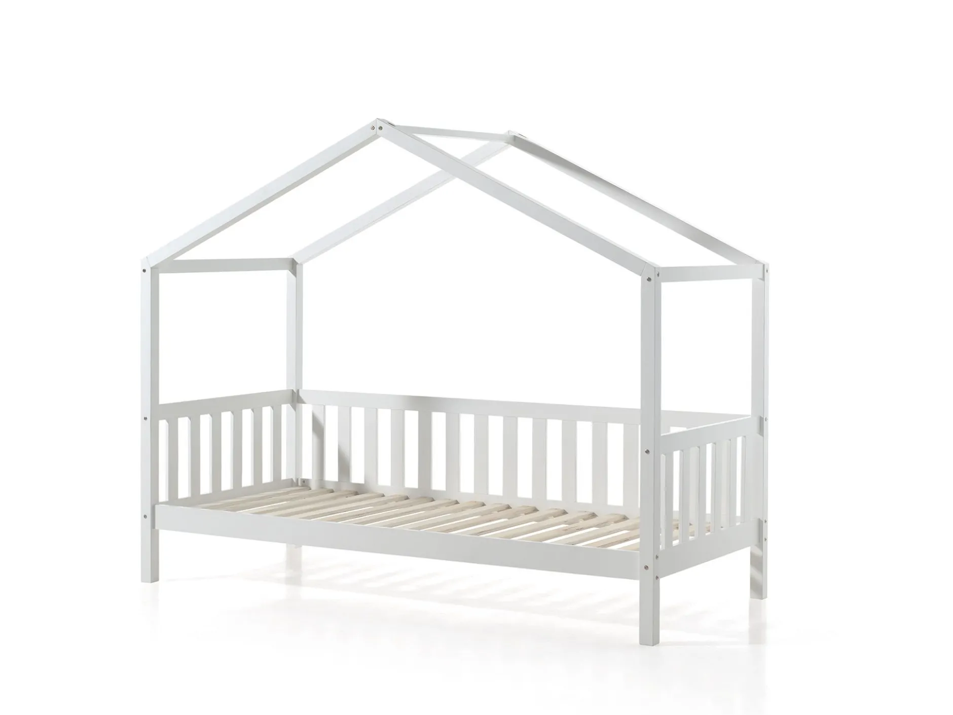 Hausbett Dallas 2 90x200 - weiß