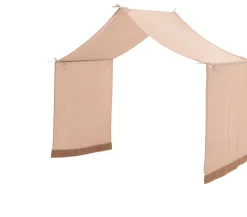 Hausbett Forrest - 90x200cm - mit Rutsche, Aufbewahrungskästen und Schlafzelt - Buche - weiß