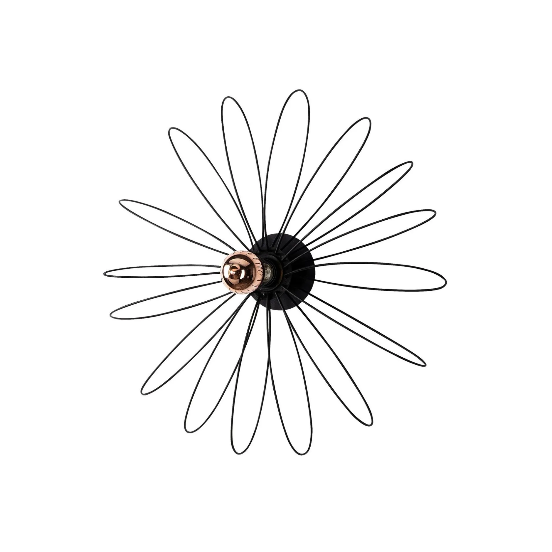 Hemdem Wandleuchte | METALLGEHÄUSE | Schwarz