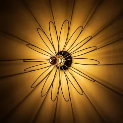 Hemdem Wandleuchte | METALLGEHÄUSE | Schwarz
