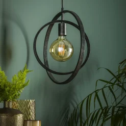Hängeleuchte Celeste 1 Lichtquelle - anthrazit