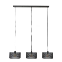 Hängeleuchte Hamza - 30x120x150 cm - Metall/schwarz