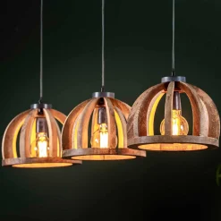Hängeleuchte Lenno 3x Ø30 - Mango