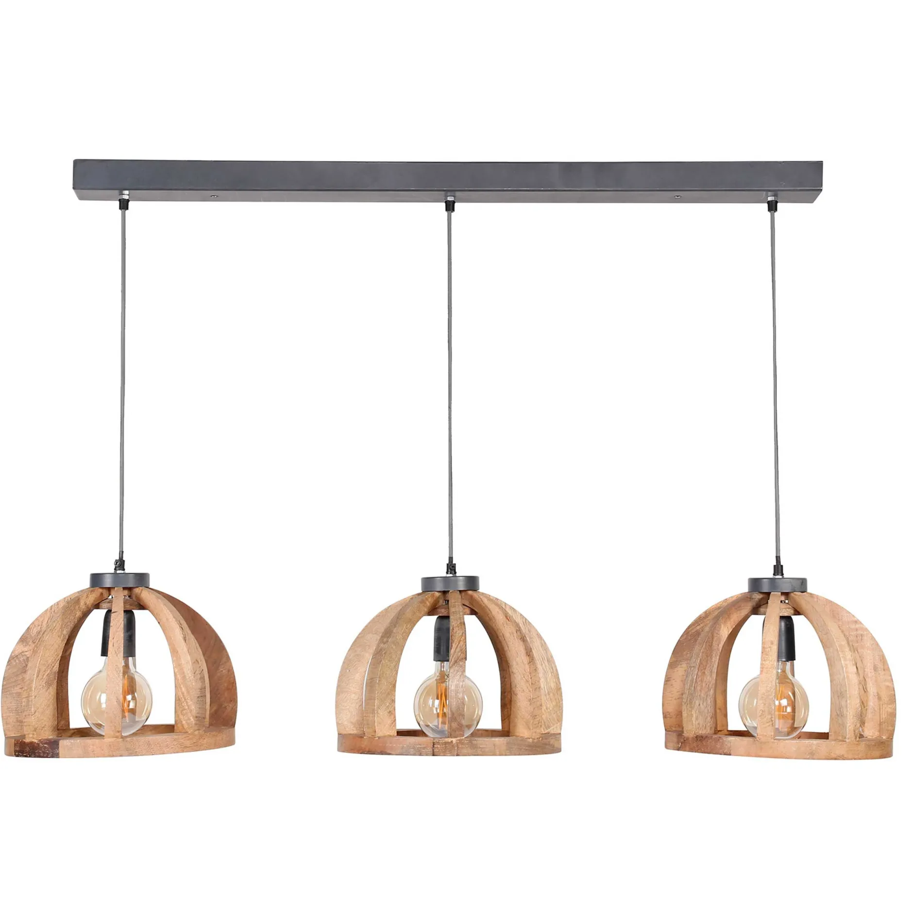 Hängeleuchte Lenno 3x Ø30 - Mango