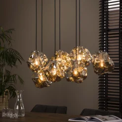 Hängeleuchte Tanner 7 Lichtquellen - grau