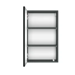 Hängeschrank Brama/Kornel/Pisca 40cm 1 Tür - graphit/mattgrau