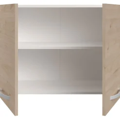 Hängeschrank Eko 80cm mit 2 Türen - Eiche