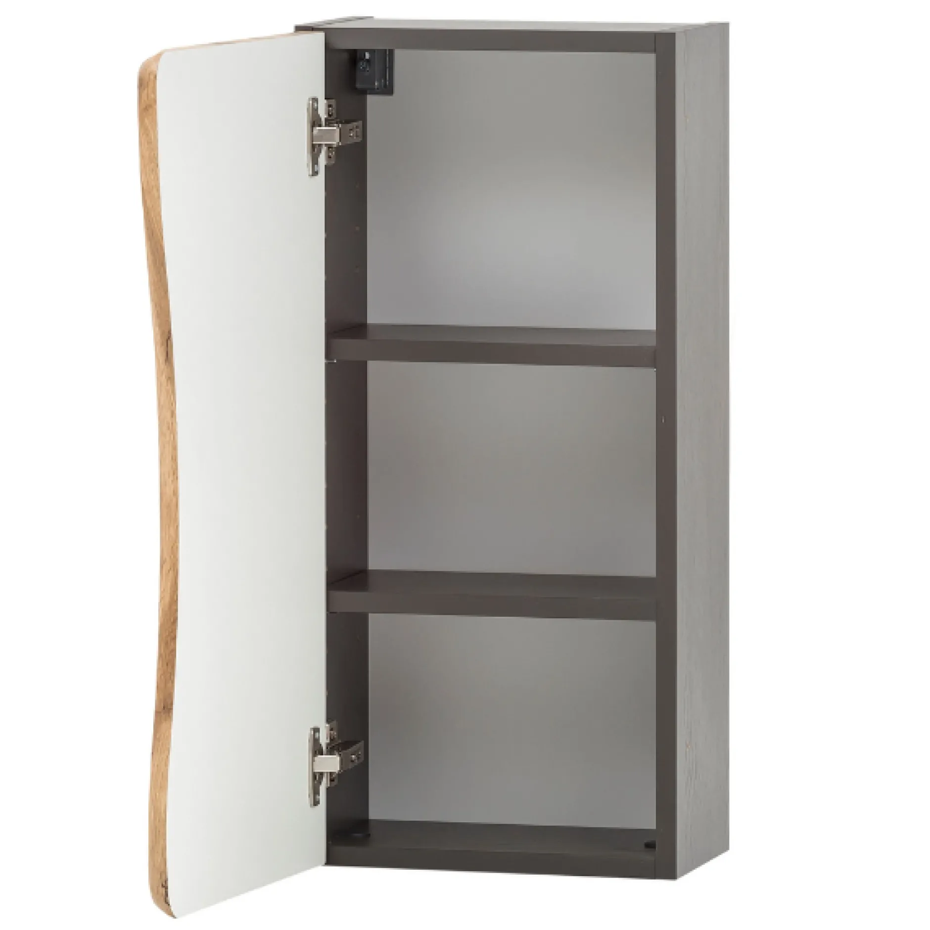 Hängeschrank Karan 37cm 1 Tür - Eiche/anthrazit