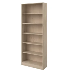 Hobby-Bücherregal 198 cm - 5 Fachböden - Eiche