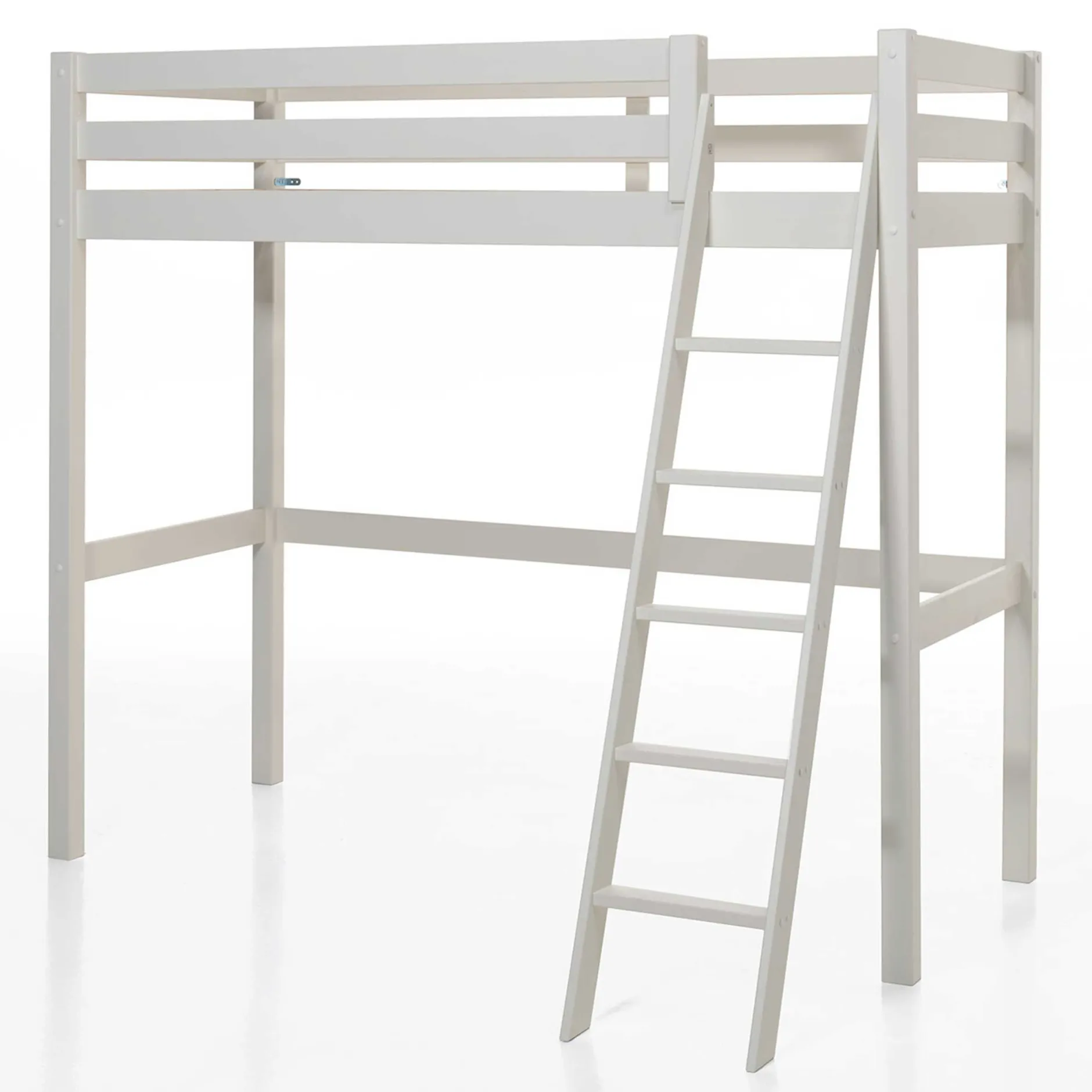 Hochbett Claire 90x200 - weiß