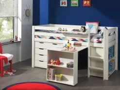Hochkommode Charlotte - weiß