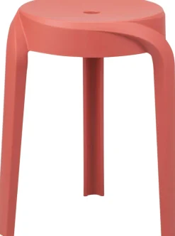 Hocker Aimee - 6er-Set - rot