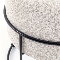 Hocker | Ø48 cm x 44 cm | Beige