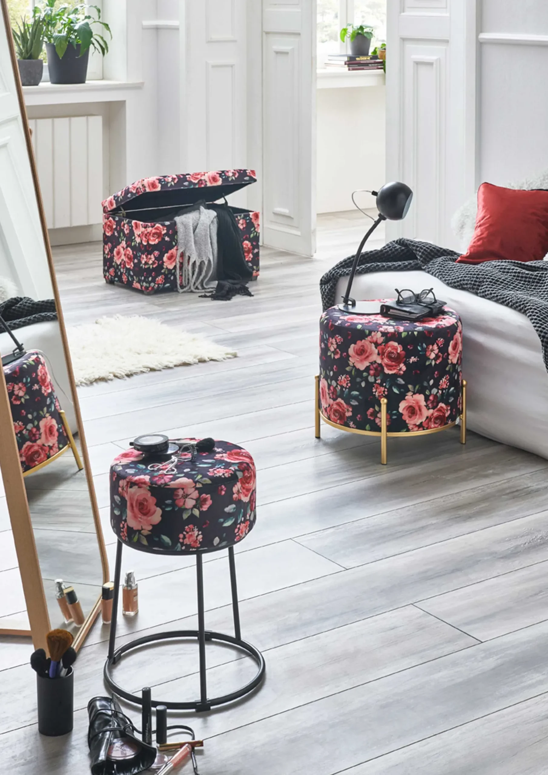 Hocker | Ø30 cm x 46 cm | Bloemendesign
