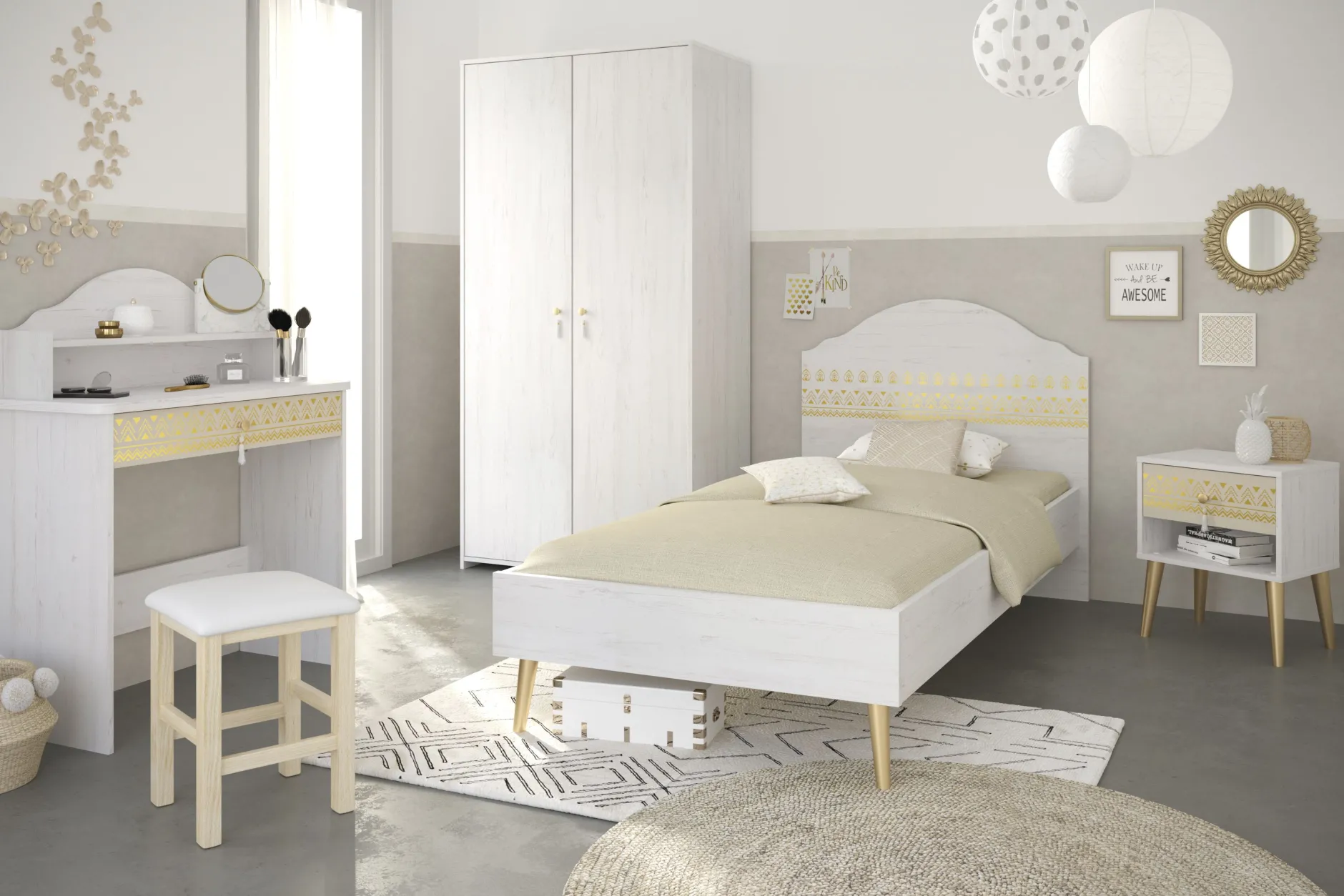 Hocker Sitty - Eiche