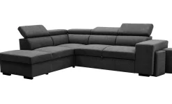 Holmes Ecksofa links - Armlehnen verstellbar - anthrazit