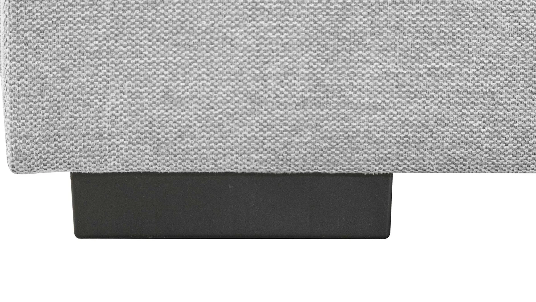 Holmes Ecksofa rechts - Armlehnen verstellbar - grau