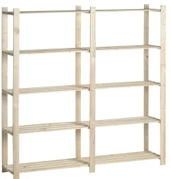Holzlagergestell doppelt 30 kg