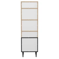 Horizon Bücherregal klein - Eiche/schwarz