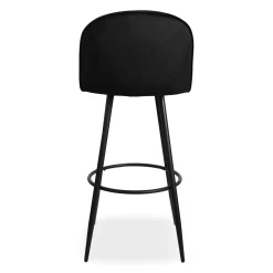 Houdini Barhocker - 47x52x102cm - schwarzes Velours