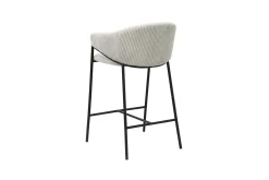 Hugo Corduroy Counterstool Hellgrau