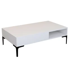 Istanbul Couchtisch | 100 % MELAMIN | Weiß