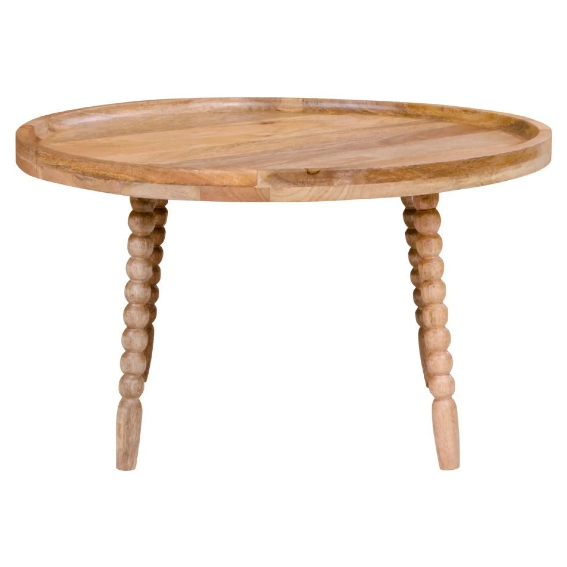 Jammu Couchtisch - Mangoholz natur Ø60x35 cm