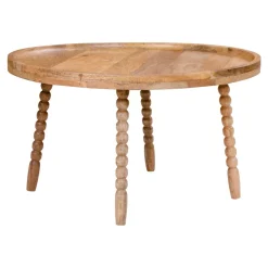 Jammu Couchtisch - Mangoholz natur Ø60x35 cm