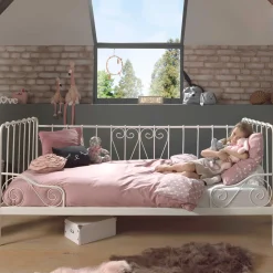 Kabinenbett Alice 90x200 cm Metall - weiß